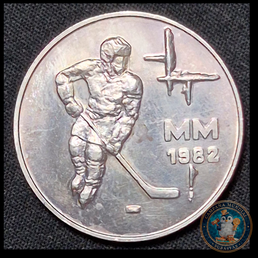 B201 .- MONEDA FINLANDESA DE 50 MARKKAA   AÑO:1982   LEY: 0.50  Gr.: 22  FINLANDIA