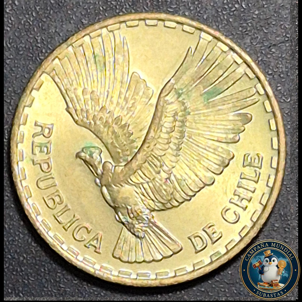 A1005 MONEDA DE DIEZ CENTESIMOS, AÑO 1960   AUNC  CHILE