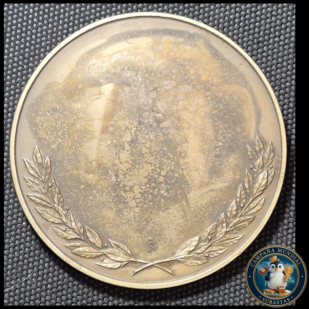 A1015 ""MEDALLA EN HONOR A CLAUDIO ARRAU CIUDADANO DEL MUNDO  1903-1991    CHILE""