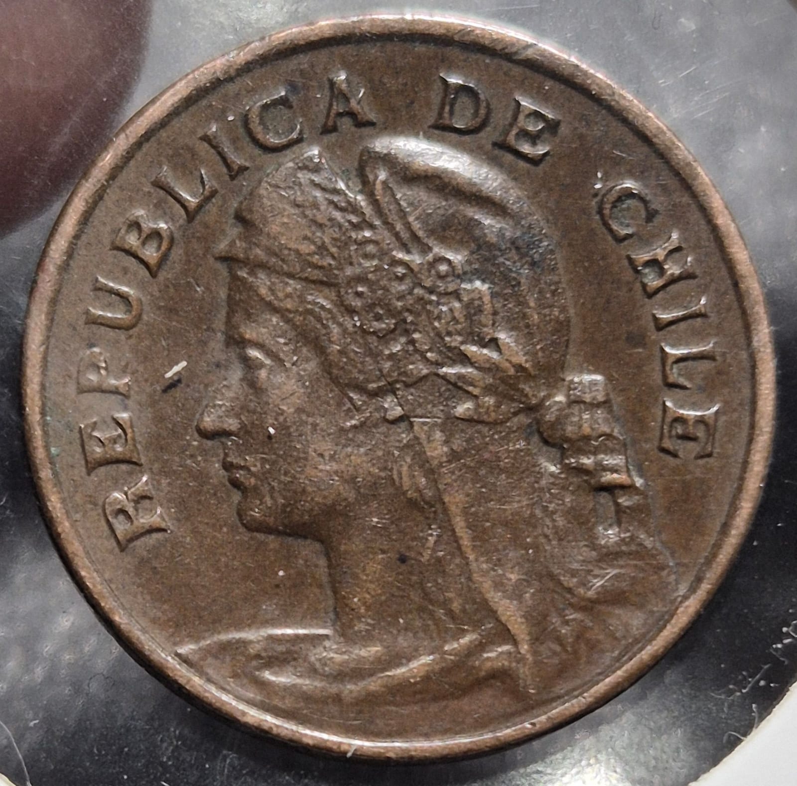 A118 .- MONEDA DE UN CENTAVO AÑO: 1919   XF+   CHILE