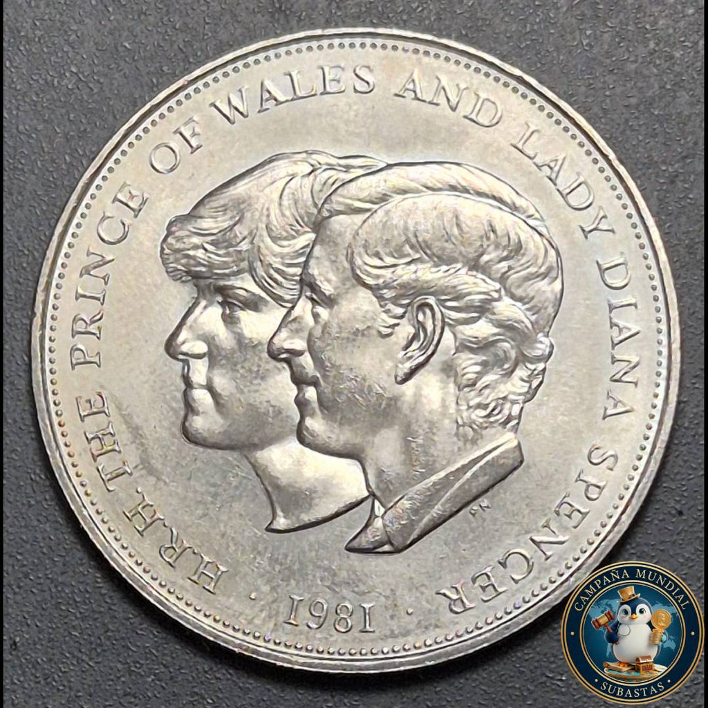 B1108 CELEBRACIÓN DE LA BODA DEL PRINCIPE DE WALLES Y LA LADY DIANA SPENCER   AÑO 1981     ENGLAND