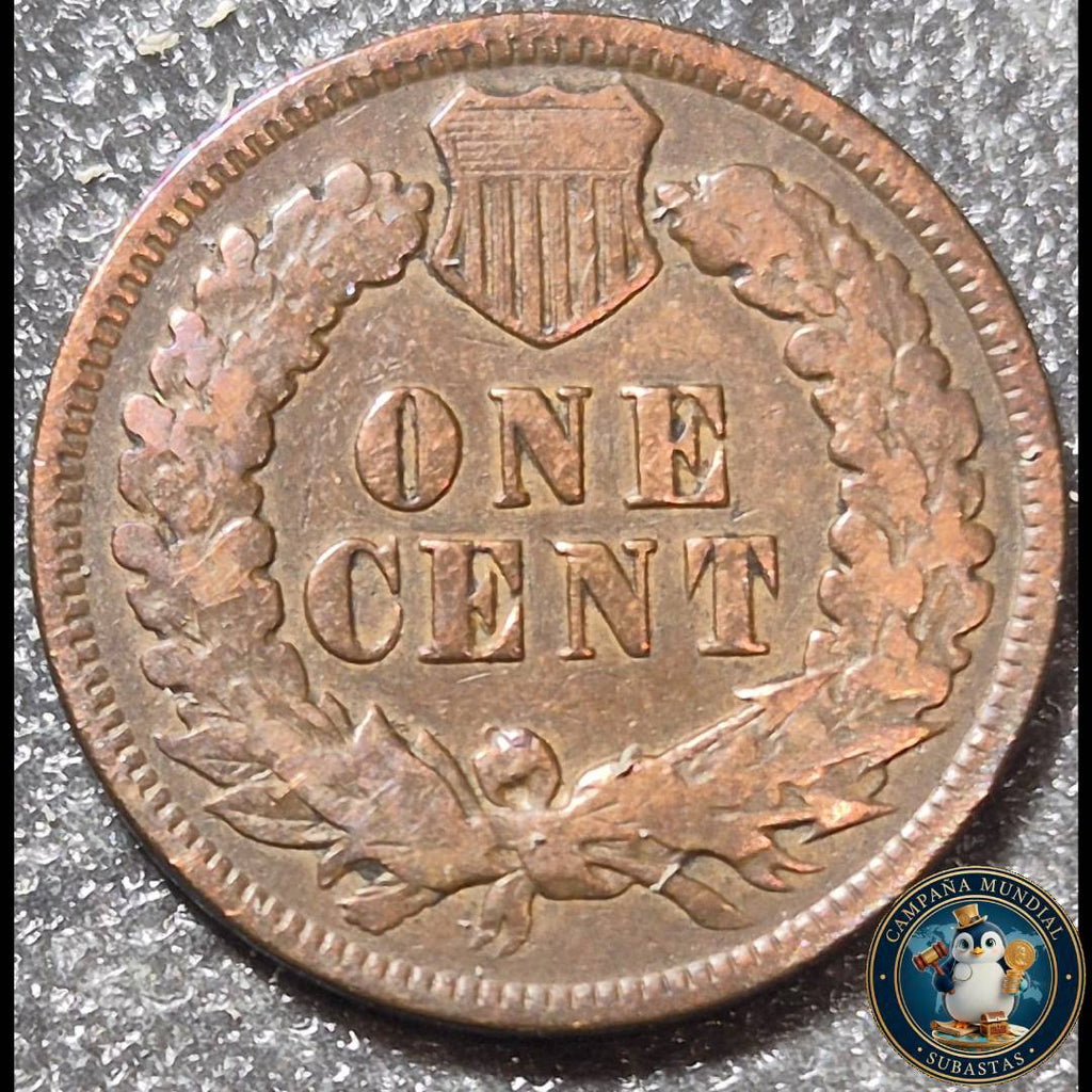 B1139 MONEDA DE ONE CENT. AÑO 1900 EN  COBRE  XF++    USA