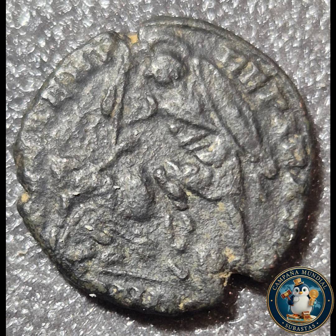 B1141 MONEDA DEL BAJO IMPERIO ROMANO SIGLO IV D.C ENTRE LOS AÑOS 348-361 D.C CONSTANTINO II       ROMANA