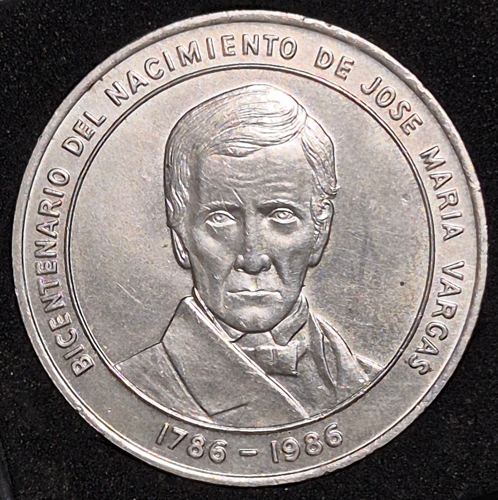 B629 .- MONEDA DE 100 BOLIVARES, AÑO 1889 CONMEMORATIVA 200 AÑOS DEL NACIMIENTO DE JOSÉ MARIA VARGAS.   XF   VENEZUELA