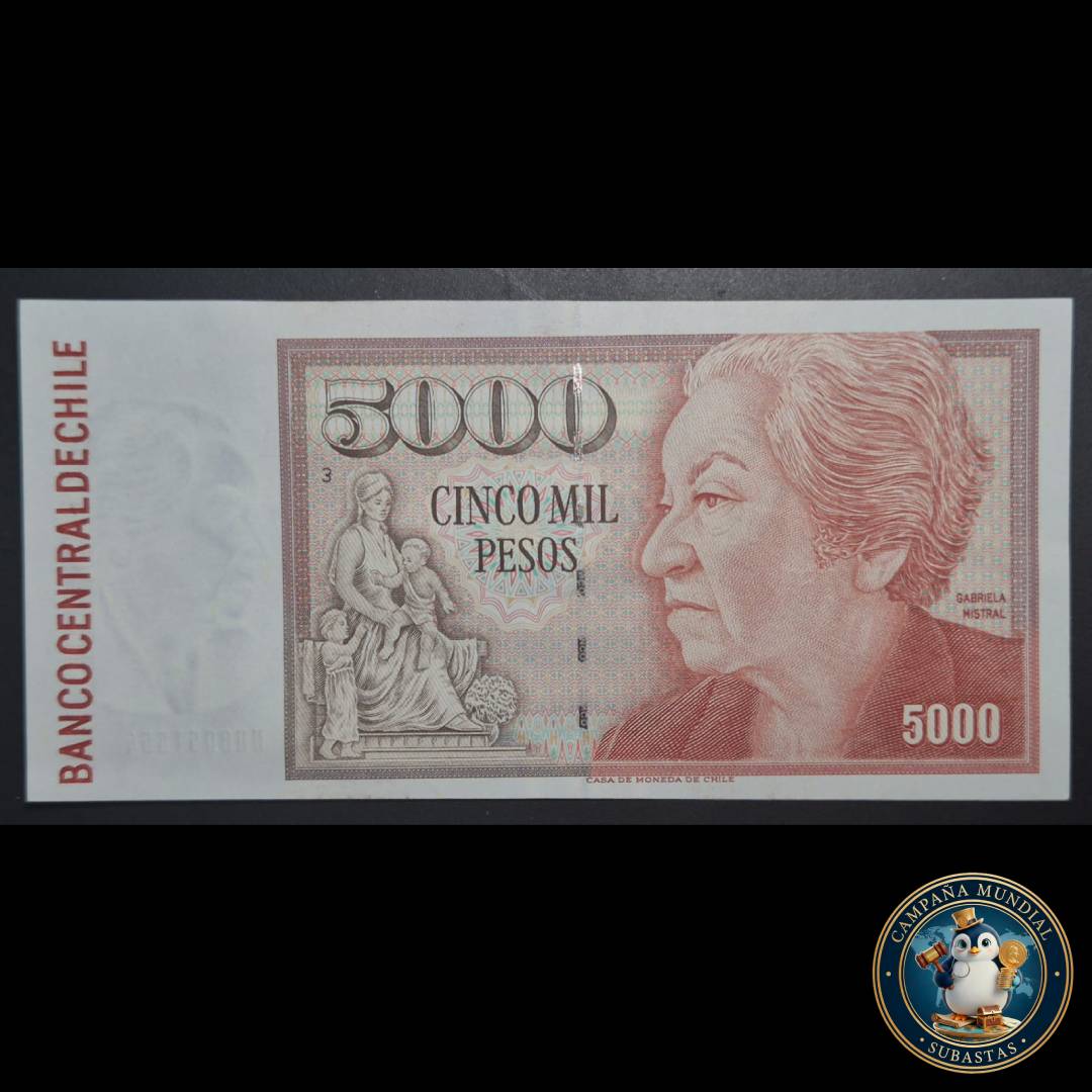 C1206 BILLETE DE 5000 PESOS AÑO: 2001 (ESQUIVO) UNC