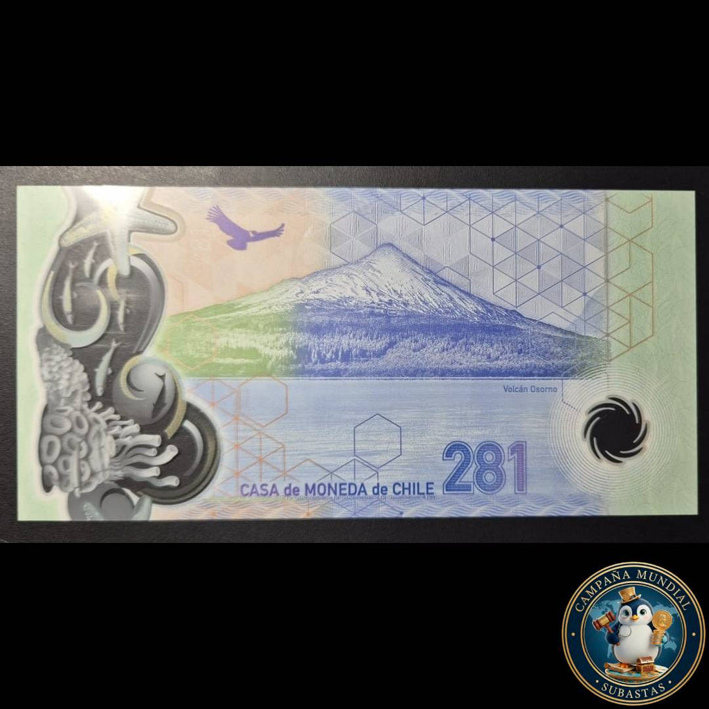 C737 .- IMPRESO CONMEMORATIVO 281 AÑOS DE LA CASA DE MONEDA (NO SERIADO)    UNC    CHILE