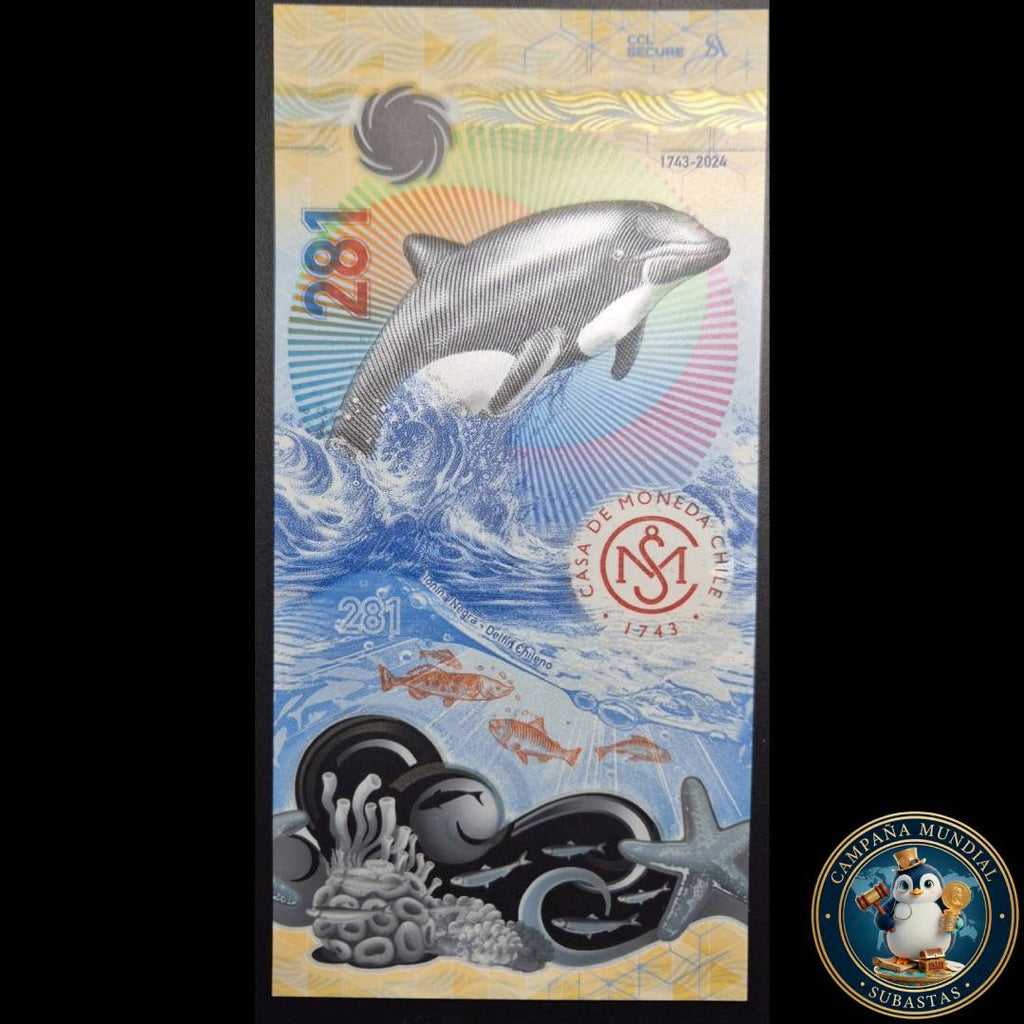 C737 .- IMPRESO CONMEMORATIVO 281 AÑOS DE LA CASA DE MONEDA (NO SERIADO)    UNC    CHILE