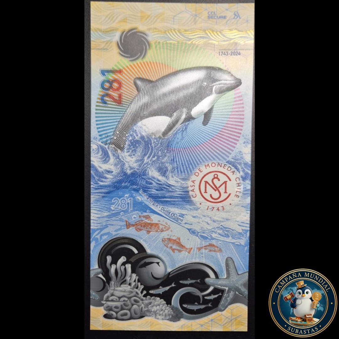 C737 .- IMPRESO CONMEMORATIVO 281 AÑOS DE LA CASA DE MONEDA (NO SERIADO)    UNC    CHILE