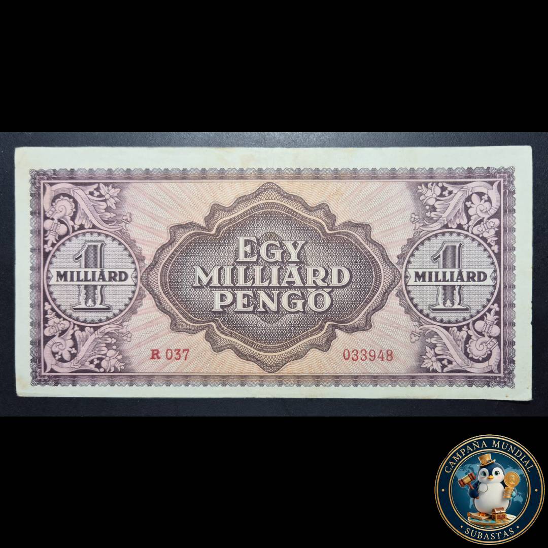D1323 BILLETE DE UN MILLIARD HUNGARO DE FEHA: 18 DE MARZO DE 1946 (POSGUERRA)   XF    HUNGRÍA