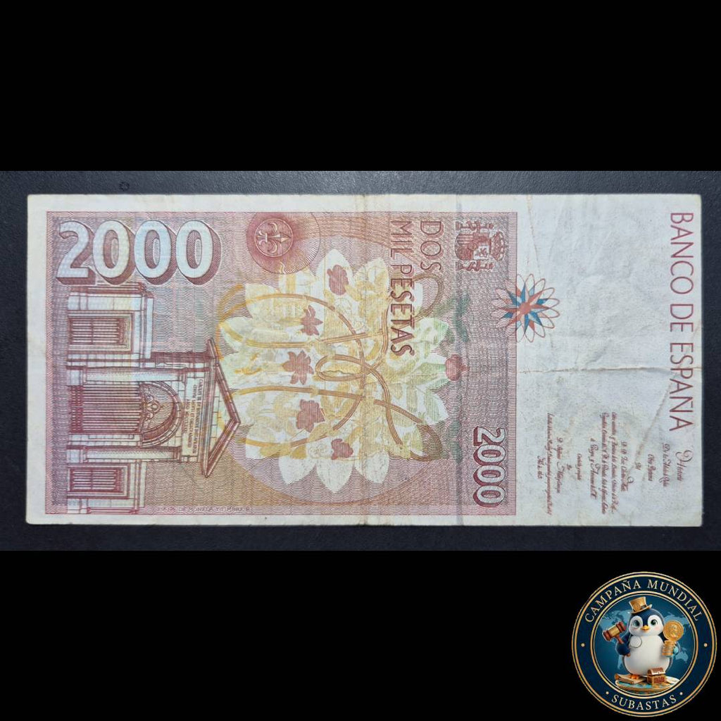 D1335 BILLETE DE 2000 PESETAS. 24 DE ABRIL DE 1992.  VF    ESPAÑA