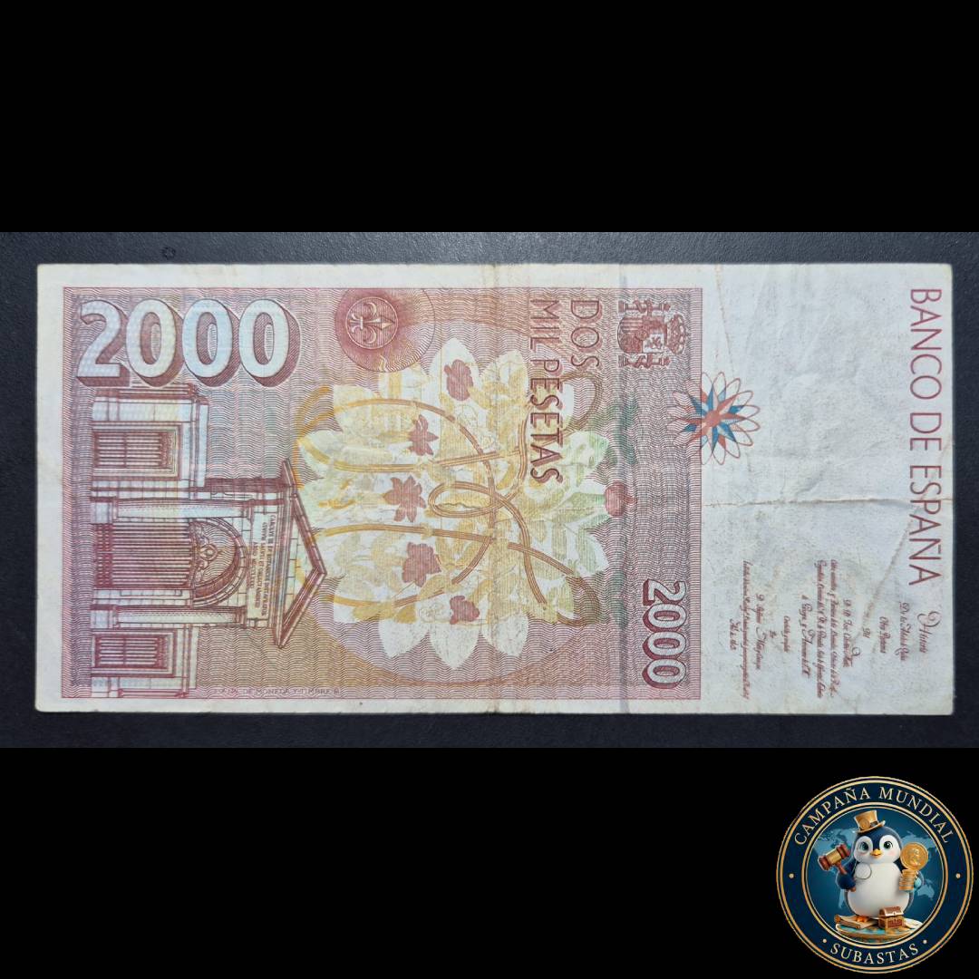 D1335 BILLETE DE 2000 PESETAS. 24 DE ABRIL DE 1992.  VF    ESPAÑA