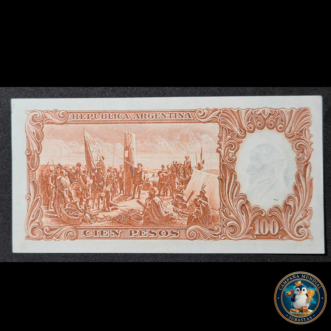 D406 .- BILLETE DE 100 PESOS DE ARGENTINA   XF     ARGENTINA