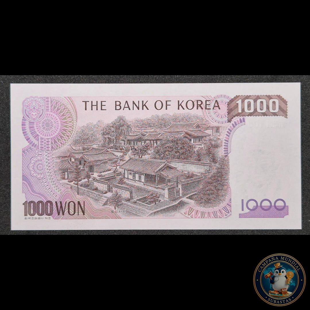 D420 .- BILLETE DE 1000 WON DE KOREA DEL SUR   UNC  COREA DEL SUR