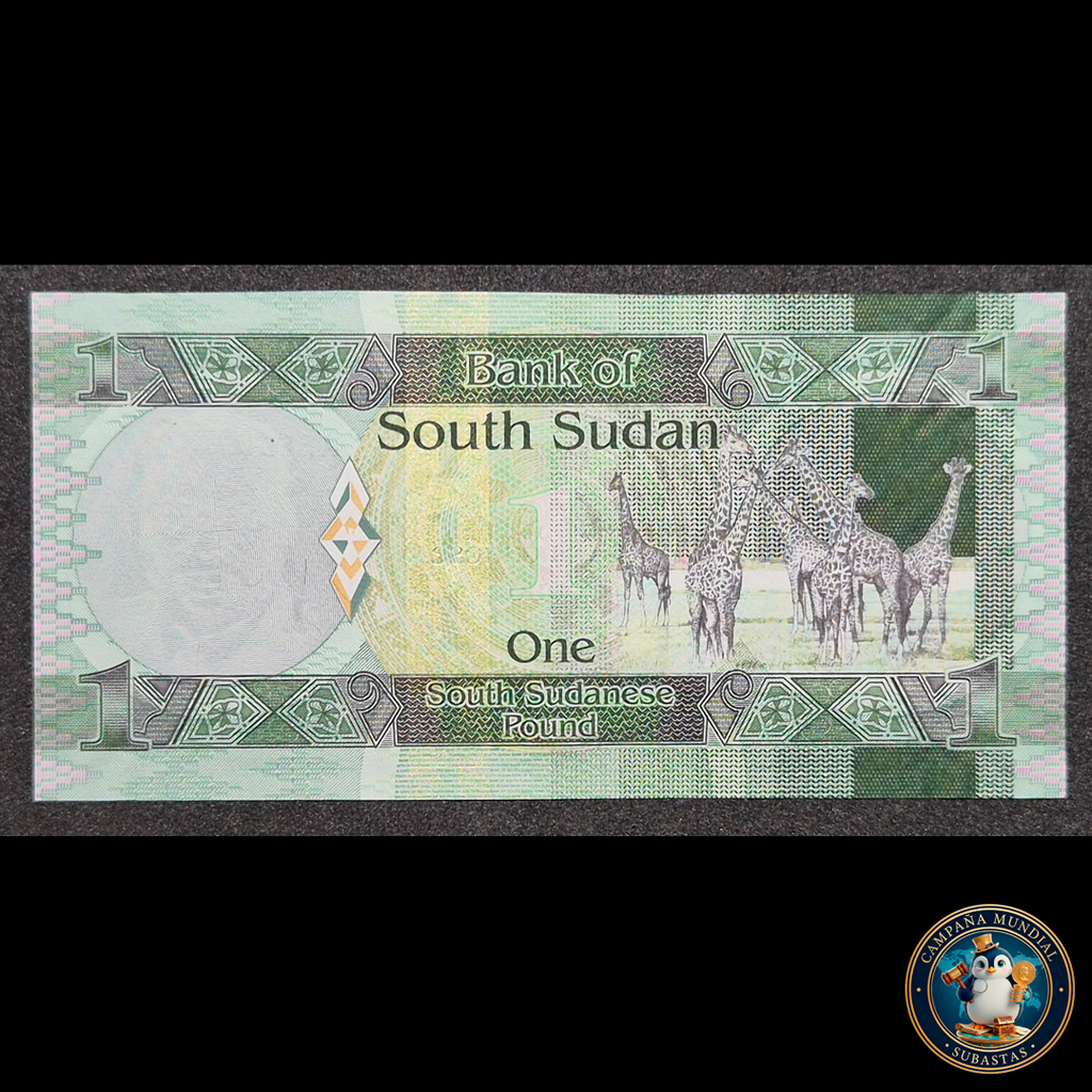 D426 .- BILLETE DE UNA(1) LIBRA DE SUDÁN DEL SUR    UNC     SUDÁN DEL SUR