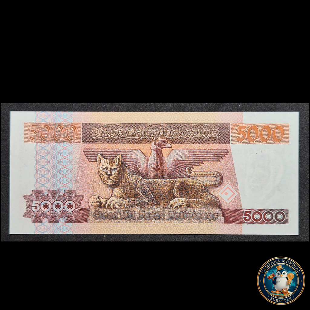 D433 .- BILLETE DE 5000 BOLIVIANOS.   UNC   BOLIVIA