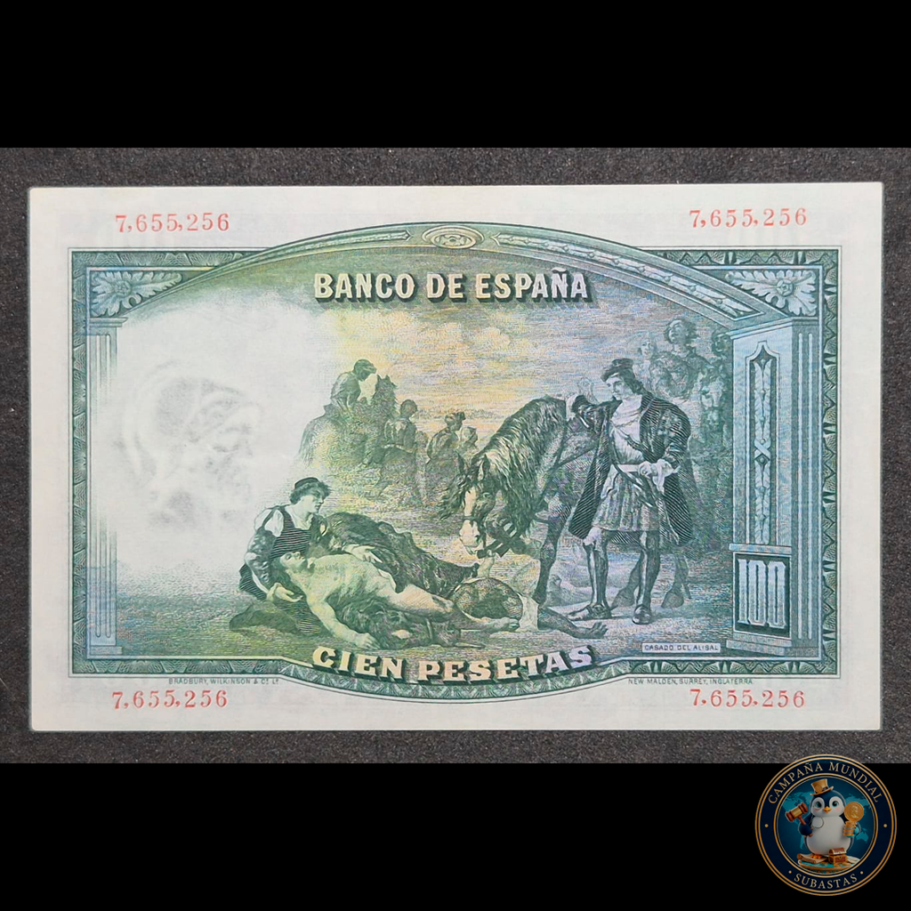 D441 .- BILLETE DE 100 PESETAS FECHADAS: 25 DE ABRIL DE 1931  XF+  ESPAÑA