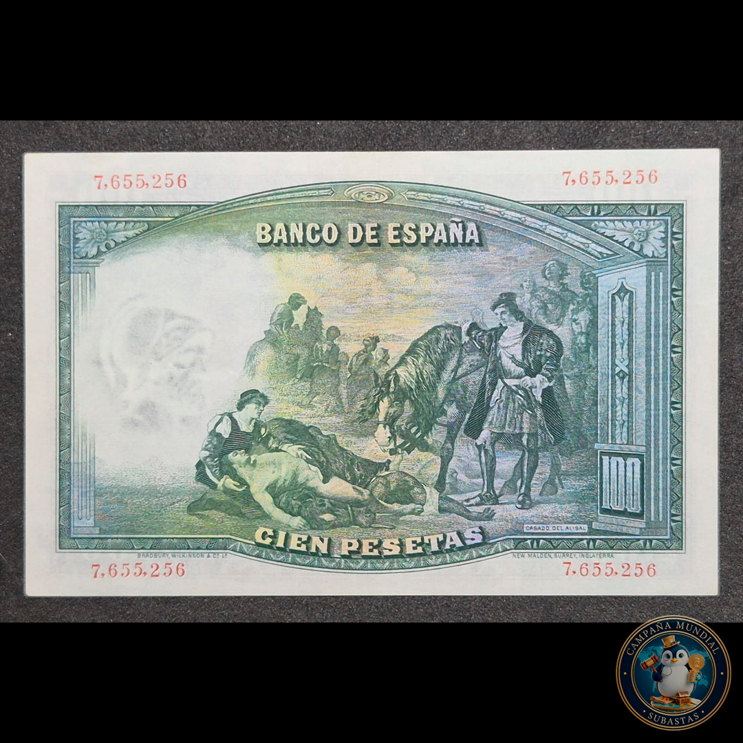 D441 .- BILLETE DE 100 PESETAS FECHADAS: 25 DE ABRIL DE 1931  XF+  ESPAÑA