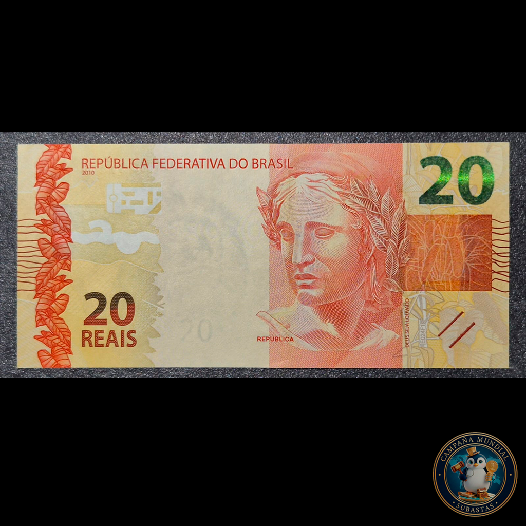 D480 .- BILLETE DE 20 REALES BRASILEROS.  UNC   BRASIL