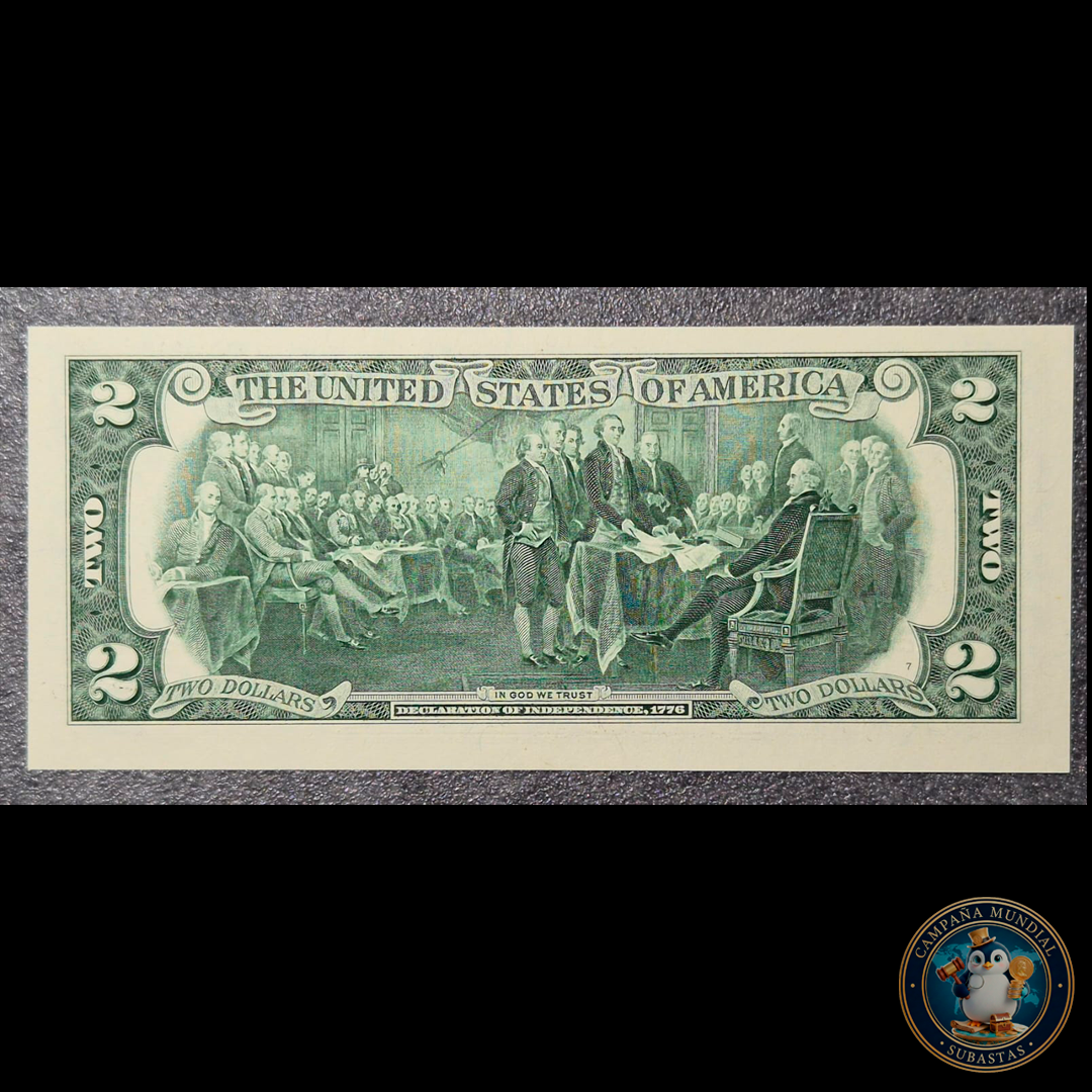 D481 .- BILLETE DE DOS(2) DOLARES DE REPOSICIÓN USA.    UNC     USA