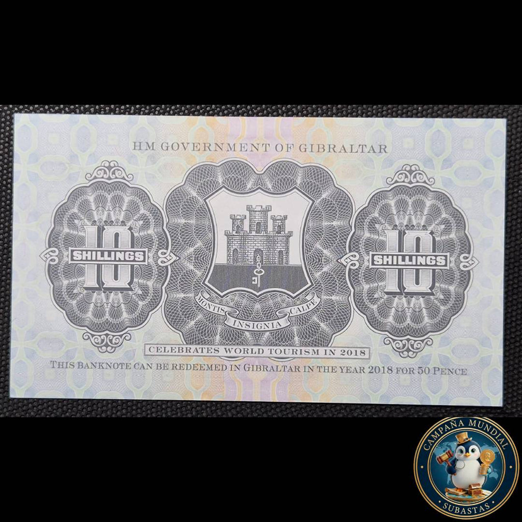 D834 .- BILLETE DEL GOBIERNO DE GIBRALTAR   AÑO: 1984. UNC    GILBRALTAR, REINO UNIDO