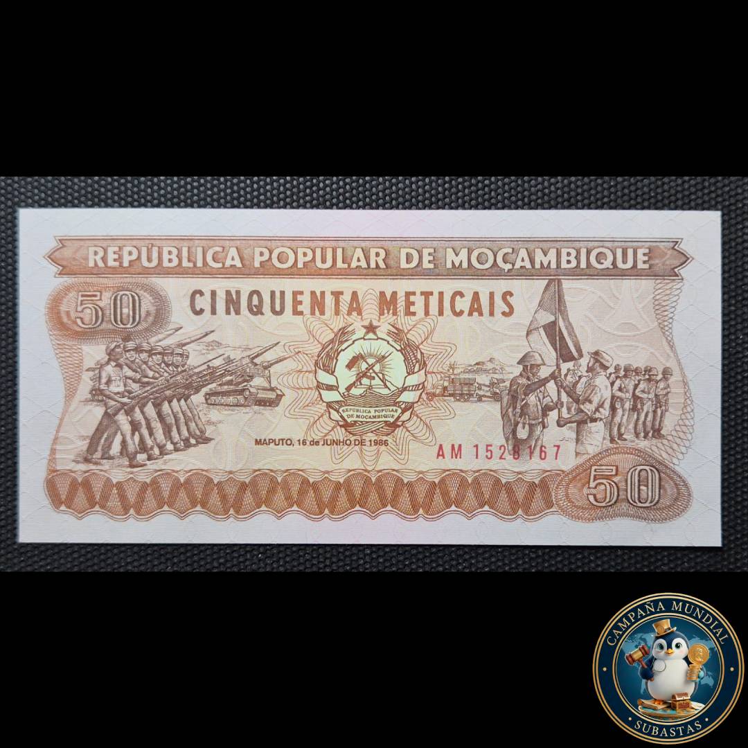 D838 .- BILLETE DE50 METICAIS DE MOZAMBIQUE.   UNC     MOZAMBIQUE