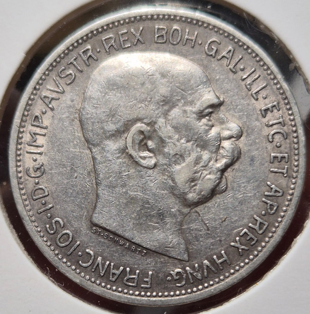 B634 .- MONEDA DE DOS CORONAS AUSTRIACAS  9,7 Gr     PLATA 0.9   AÑO: 1912     AUSTRIA
